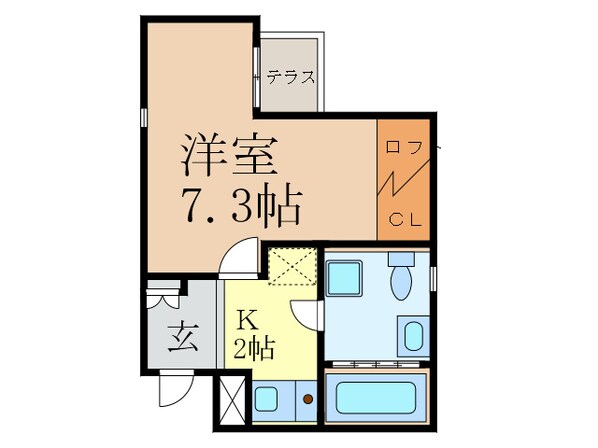 インフィニティ今池の物件間取画像